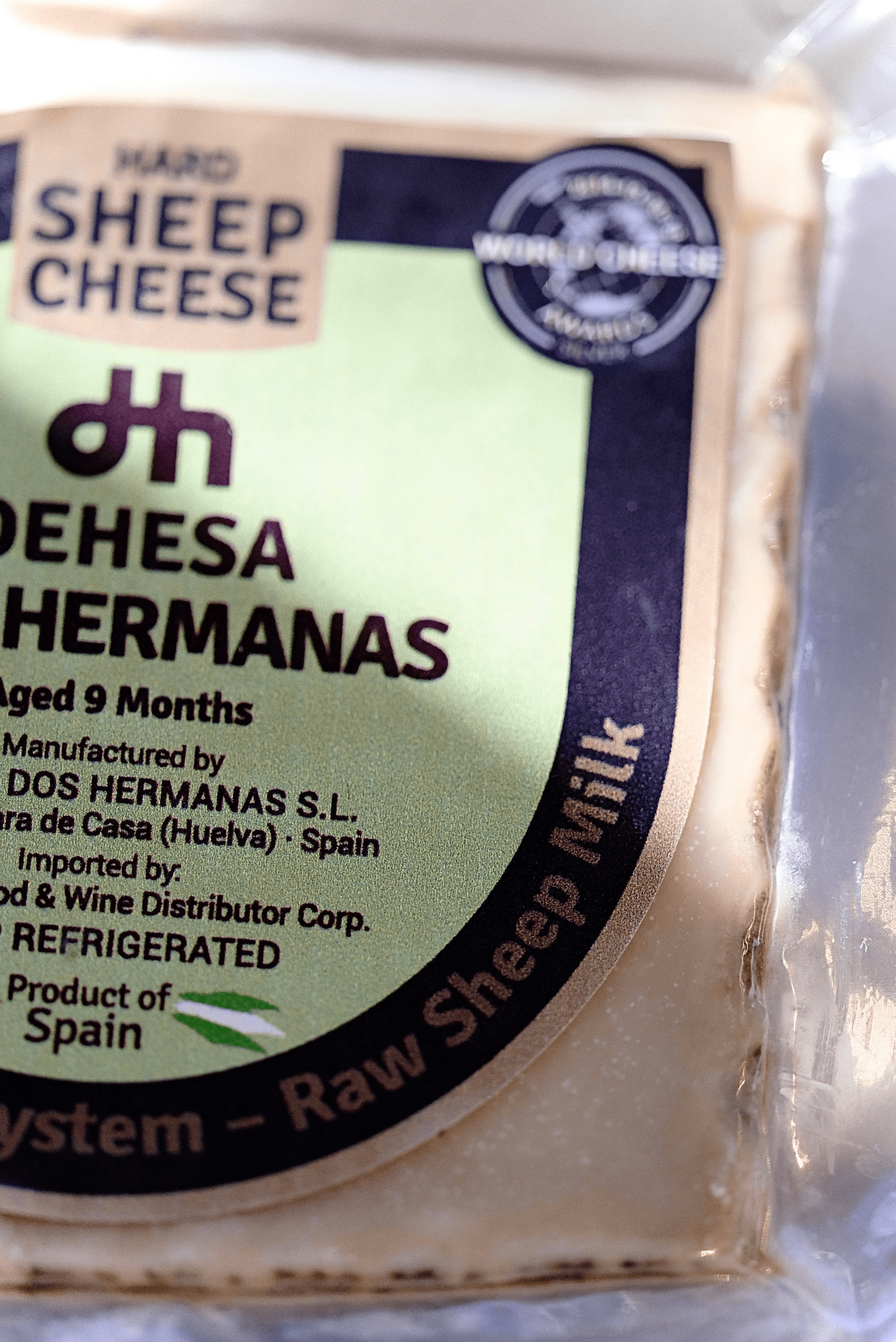 Hard Sheep Cheese by Dehesa Dos Hermanas, aged 9 months, 7.9oz(225 g)